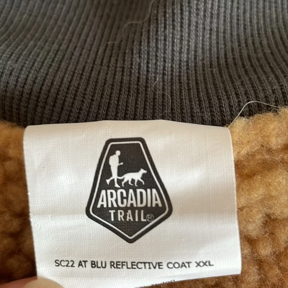 Arcadia Trail NWT Nylon Sherpa Lined Jacket Size XXL